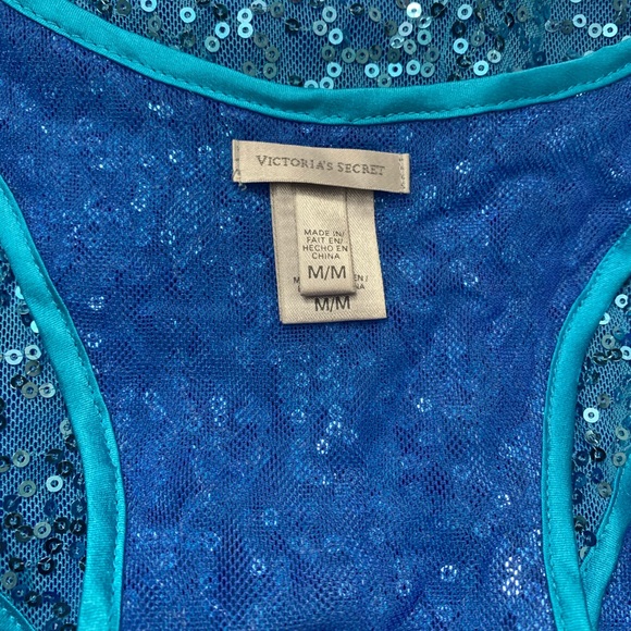 Victoria’s Secret Blue Sequin Tank Dress - Picture 6 of 8